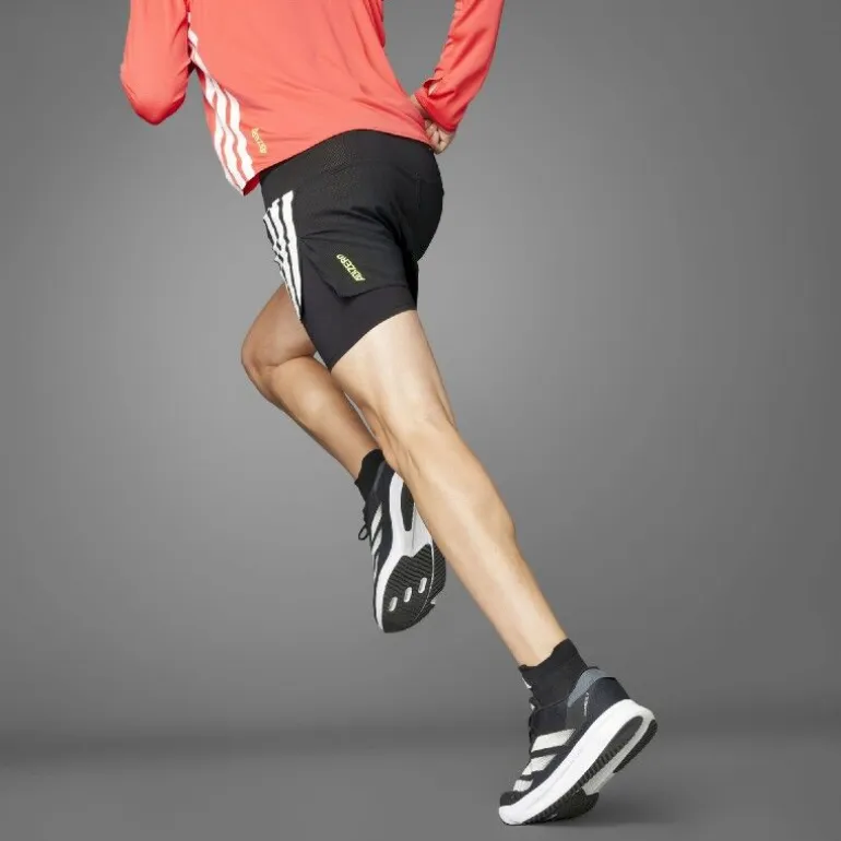 adidas Adizero 2in1 M - Short running homme