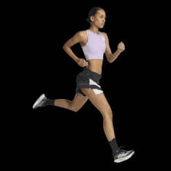 adidas Adizero Running Gel Pocket Crop Top - Brassière de sport femme