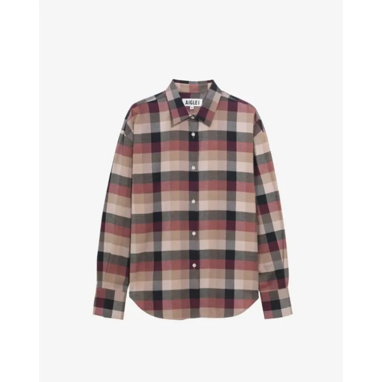 Aigle Chemise Carreaux - Chemise femme