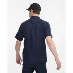 Aigle Chemise Lin Manches Courtes - Chemise homme