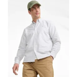Aigle Chemise Manches Longues Oxford Rayures Dry Fast UV-C - Chemise homme