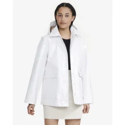 Aigle Ciré mi-long à capuche amovible - Veste imperméable femme