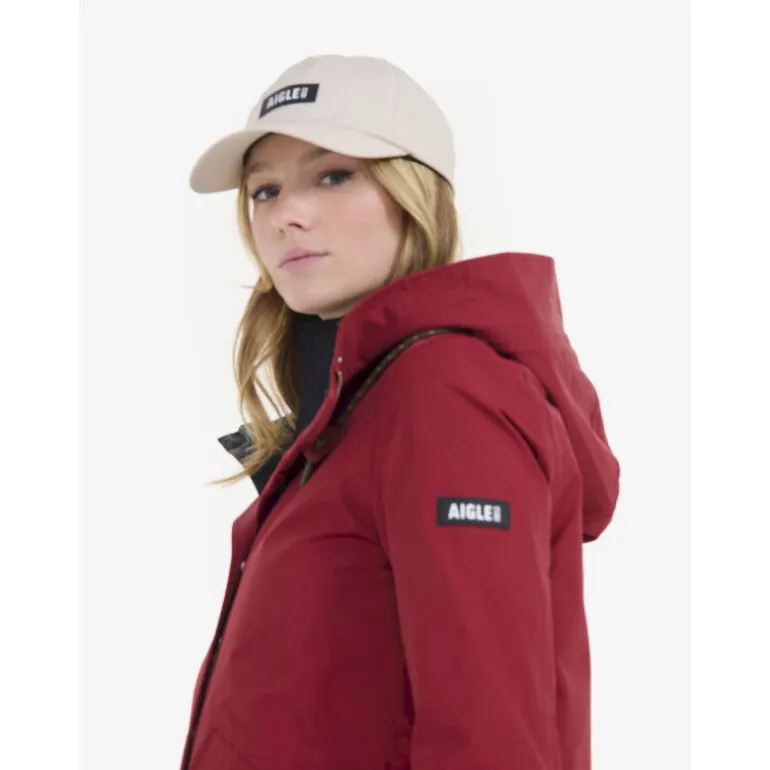 Aigle MTD Mid Length Hooded Parka - Veste imperméable femme