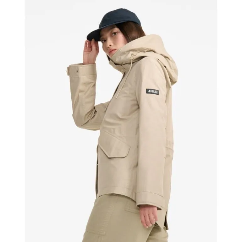 Aigle MTD Mid Length Hooded Parka - Veste imperméable femme