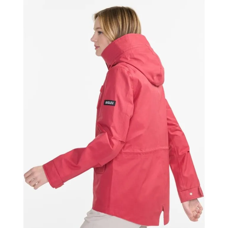 Aigle MTD Mid Length Hooded Parka - Veste imperméable femme