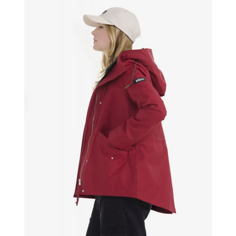 Aigle MTD Mid Length Hooded Parka - Veste imperméable femme