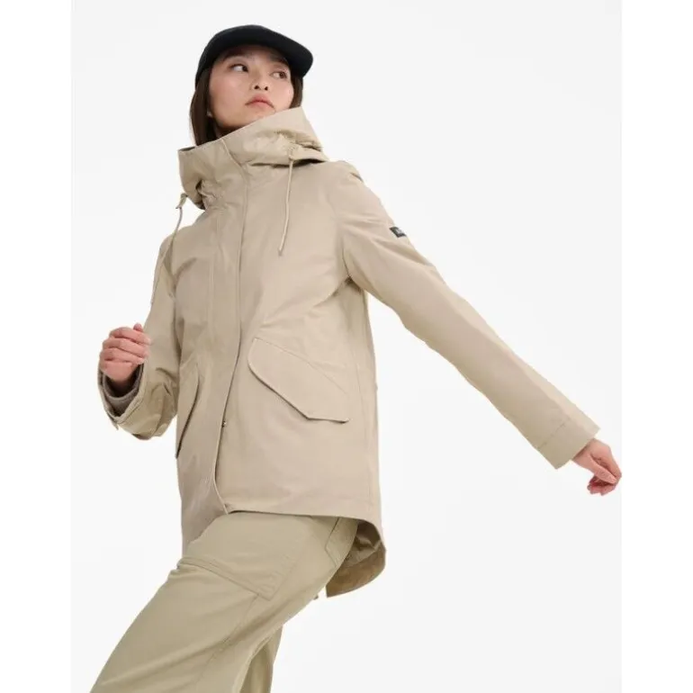 Aigle MTD Mid Length Hooded Parka - Veste imperméable femme
