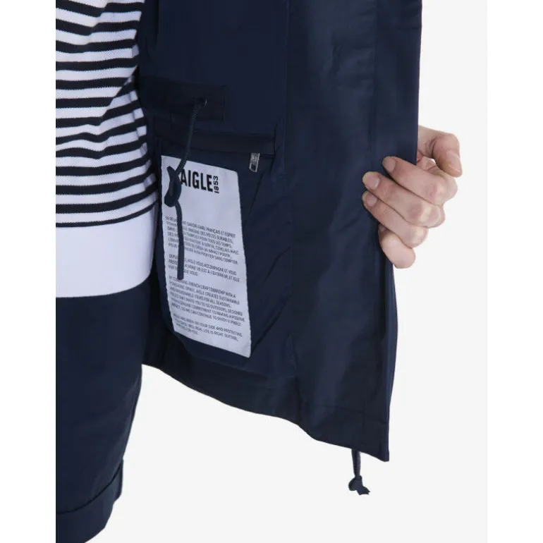 Aigle MTD Mid Length Hooded Parka - Veste imperméable femme