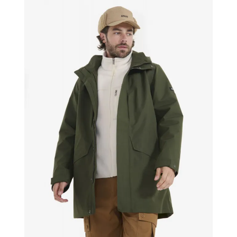 Aigle Parka Longue Gore-Tex 2 Couches Capuche - Parka homme