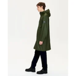 Aigle Parka longue matière waterproof à capuche - Parka homme