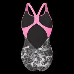 Arena Camo Swimsuit V Back L - Maillot de bain natation femme
