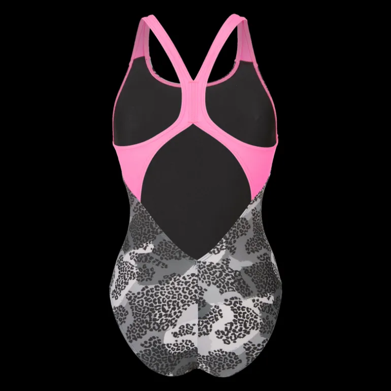 Arena Camo Swimsuit V Back L - Maillot de bain natation femme