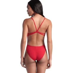 Arena Swimsuit Lace Back Solid - Maillot de bain natation femme