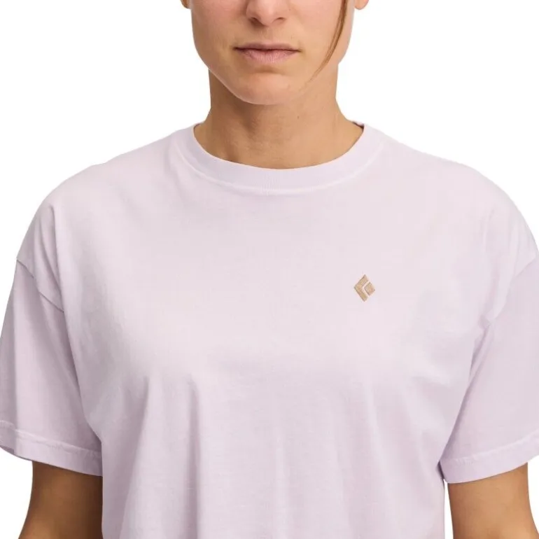 Black Diamond Diamond Crop SS Tee - T-shirt femme
