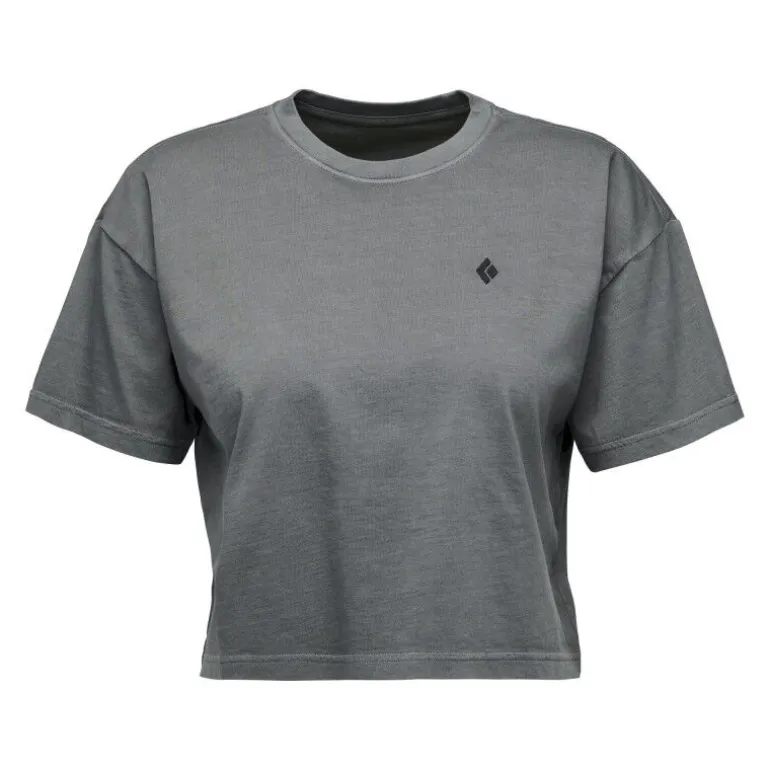 Black Diamond Diamond Crop SS Tee - T-shirt femme