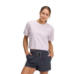 Black Diamond Diamond Crop SS Tee - T-shirt femme