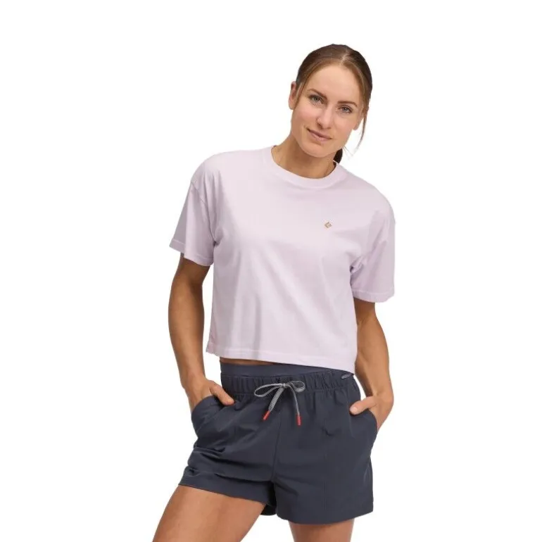 Black Diamond Diamond Crop SS Tee - T-shirt femme