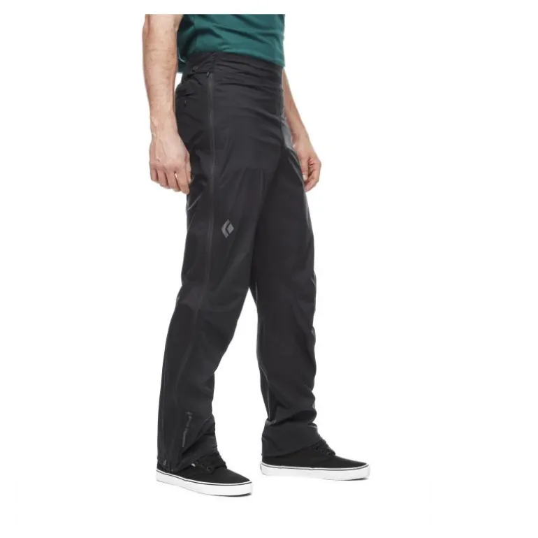 Black Diamond M Stormline Str Fl Zp Rn Pants - Pantalon imperméable homme