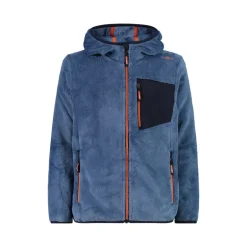 CMP Boy's HighLoft hooded fleece - Polaire enfant