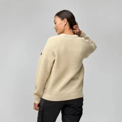 Fjällräven Övik Waffle Knit - Pull en laine mérinos femme