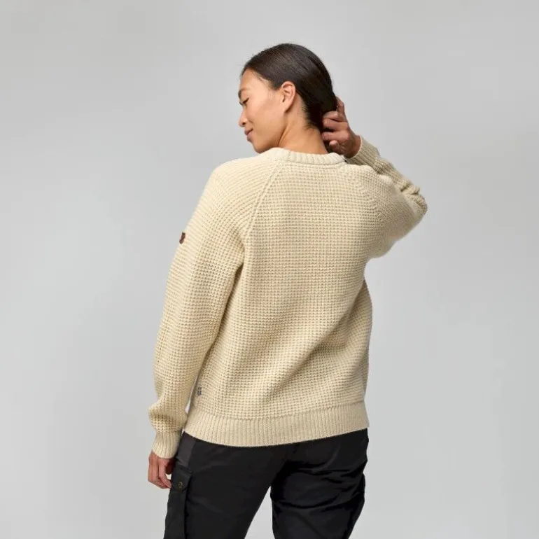 Fjällräven Övik Waffle Knit - Pull en laine mérinos femme