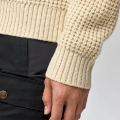 Fjällräven Övik Waffle Knit - Pull en laine mérinos femme