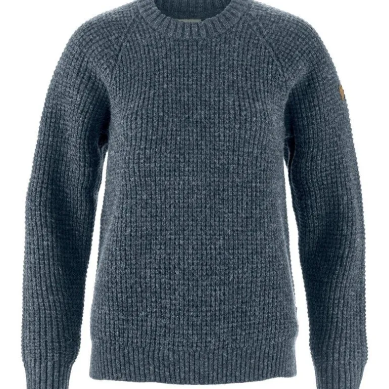 Fjällräven Övik Waffle Knit - Pull en laine mérinos femme