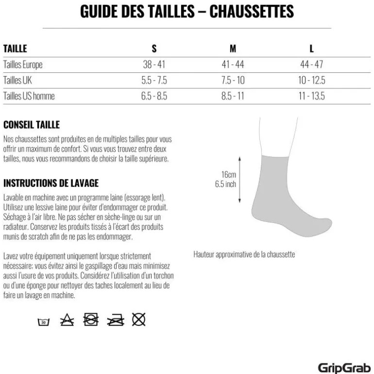 Grip Grab Merino Winter Sock - Chaussettes vélo