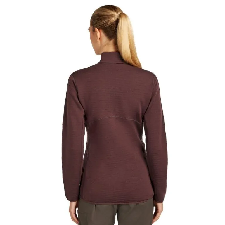 icebreaker 400 RealFleece Descender LS Zip - Polaire en laine mérinos femme