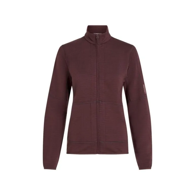 icebreaker 400 RealFleece Descender LS Zip - Polaire en laine mérinos femme