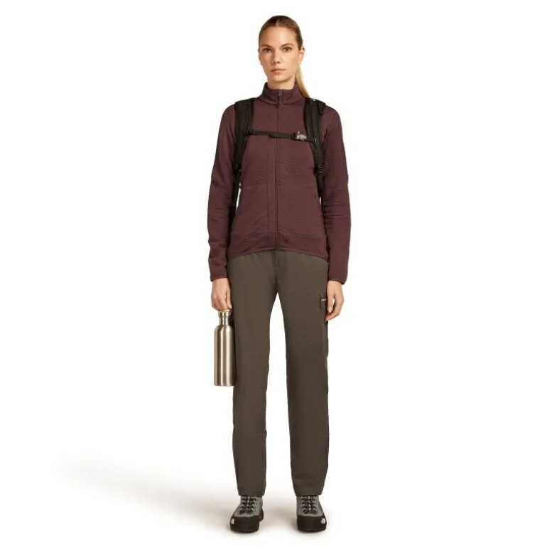 icebreaker 400 RealFleece Descender LS Zip - Polaire en laine mérinos femme