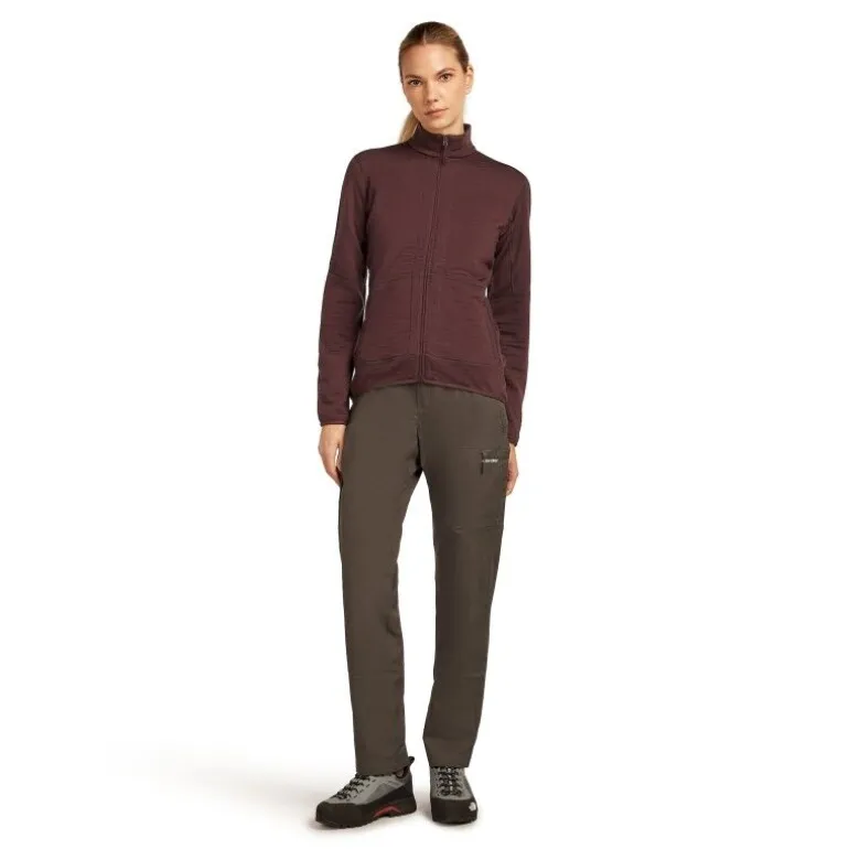 icebreaker 400 RealFleece Descender LS Zip - Polaire en laine mérinos femme