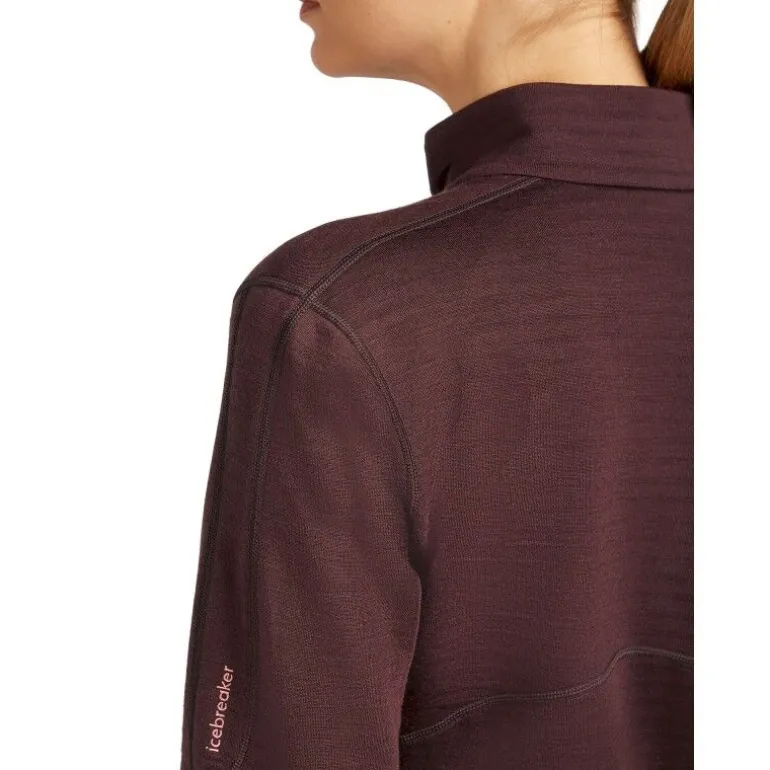icebreaker 400 RealFleece Descender LS Zip - Polaire en laine mérinos femme