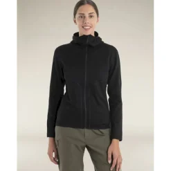 icebreaker 560 RealFleece Elemental II LS Zip Hoodie - Polaire en laine mérinos femme