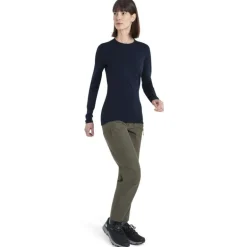 Icebreaker 260 Tech Long Sleeve Crewe - Sous-vêtement mérinos femme I Hardloop