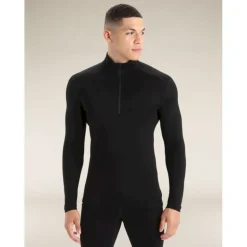 icebreaker 260 Tech LS Half Zip - Maillot thermique laine mérinos homme