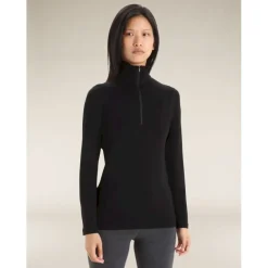 icebreaker 260 Tech LS Half Zip - Maillot thermique laine mérinos femme