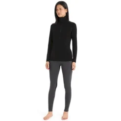 icebreaker 260 Tech LS Half Zip - Maillot thermique laine mérinos femme