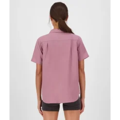 Mons Royale AT Merino Short Sleeve Shirt - Chemise en laine mérinos femme