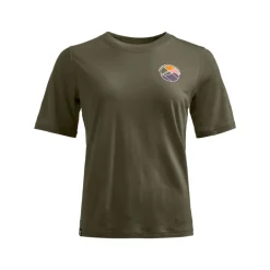 Ortovox 140 Cool Round Landscape TS - T-shirt en laine mérinos femme