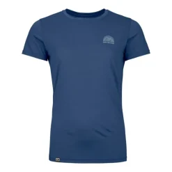 Ortovox 120 Cool Tec Mountain Stripe TS - T-shirt en laine mérinos femme