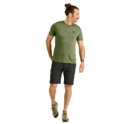Ortovox 120 Cool Tec Mountain Stripe TS - T-shirt en laine mérinos homme