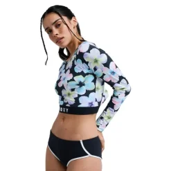 Roxy Active Ls Crop Top - Lycra femme