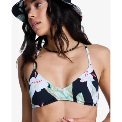 Roxy Print Essentials Athletic Tri - Haut de bikini femme