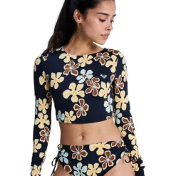Roxy The Beach Babe Ls Crop - Lycra femme