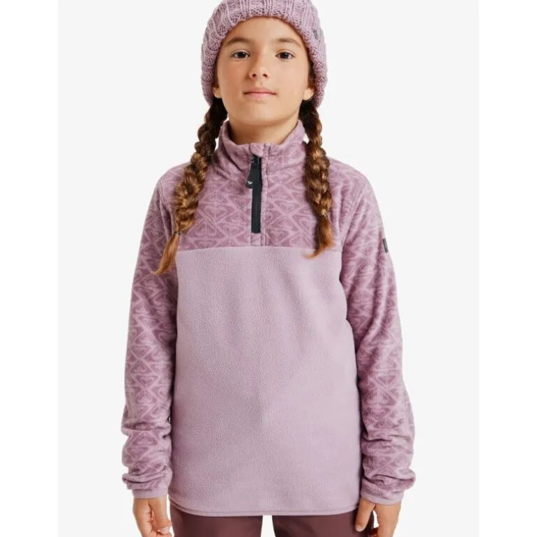 Roxy Whitecamp Half Zip Girl - Polaire enfant