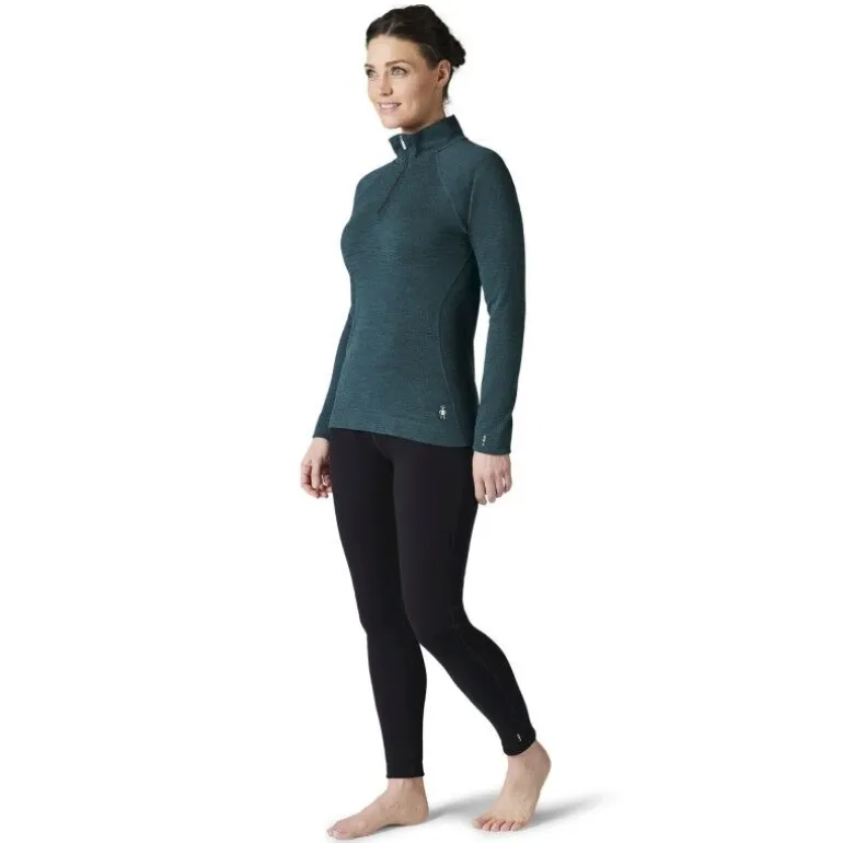 Smartwool Classic Thermal Merino Base Layer 1/4 Zip - Maillot thermique laine mérinos femme