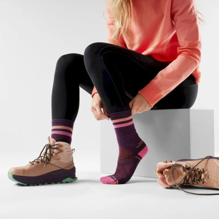 Smartwool Hike Light Cushion Tube Stripe Crew - Chaussettes randonnée femme