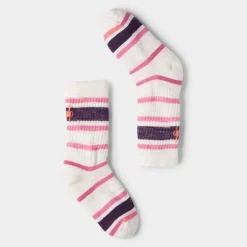 Smartwool Kids' Hike Light Cushion Striped Crew - Chaussettes en laine mérinos enfant