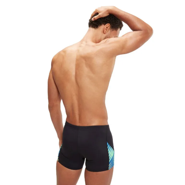 Speedo Eco+ Allovover Digi V-Cut Aquashort - Maillot de bain natation homme